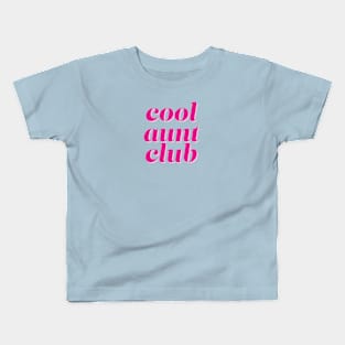 Groovy Cool Aunt Club Kids T-Shirt